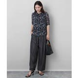 フラワードットプリントシフォンブラウス/洗える | MK MICHEL KLEIN | 詳細画像13