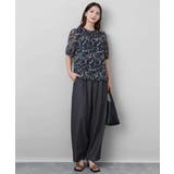 フラワードットプリントシフォンブラウス/洗える | MK MICHEL KLEIN | 詳細画像15