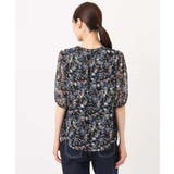 フラワードットプリントシフォンブラウス/洗える | MK MICHEL KLEIN | 詳細画像18