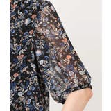 フラワードットプリントシフォンブラウス/洗える | MK MICHEL KLEIN | 詳細画像21