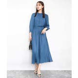 フリルギャザーネックサテンブラウス/接触冷感/洗える | MK MICHEL KLEIN | 詳細画像15