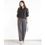 シアードビーチェックシャツブラウス/洗える | MK MICHEL KLEIN | 詳細画像5