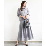 シアードビーチェックシャツブラウス/洗える | MK MICHEL KLEIN | 詳細画像9