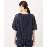 デニム調シアーブラウス/洗える | MK MICHEL KLEIN | 詳細画像20