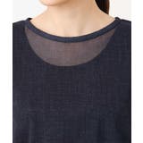 デニム調シアーブラウス/洗える | MK MICHEL KLEIN | 詳細画像21