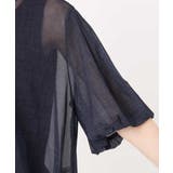 デニム調シアーブラウス/洗える | MK MICHEL KLEIN | 詳細画像23