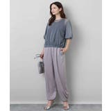 デニム調シアーブラウス/洗える | MK MICHEL KLEIN | 詳細画像3