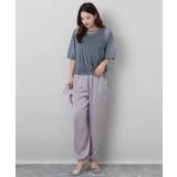 デニム調シアーブラウス/洗える | MK MICHEL KLEIN | 詳細画像4