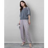 デニム調シアーブラウス/洗える | MK MICHEL KLEIN | 詳細画像5