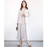 リネンライク ダブルブレストジャケット/洗える | MK MICHEL KLEIN | 詳細画像11 