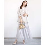 リネンライク ダブルブレストジャケット/洗える | MK MICHEL KLEIN | 詳細画像16 