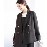 リネンライク ダブルブレストジャケット/洗える | MK MICHEL KLEIN | 詳細画像2 