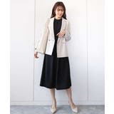 リネンライク ダブルブレストジャケット/洗える | MK MICHEL KLEIN | 詳細画像22 