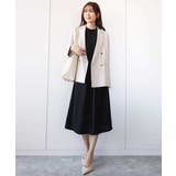 リネンライク ダブルブレストジャケット/洗える | MK MICHEL KLEIN | 詳細画像23 