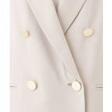 リネンライク ダブルブレストジャケット/洗える | MK MICHEL KLEIN | 詳細画像31 