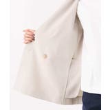 リネンライク ダブルブレストジャケット/洗える | MK MICHEL KLEIN | 詳細画像32 