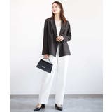 リネンライク ダブルブレストジャケット/洗える | MK MICHEL KLEIN | 詳細画像7 