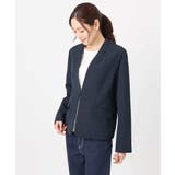 ダブルクロス カラーレスジャケット/セットアップ対応/洗える | MK MICHEL KLEIN | 詳細画像10