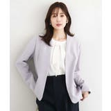 ダブルクロス カラーレスジャケット/セットアップ対応/洗える | MK MICHEL KLEIN | 詳細画像2