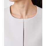 ダブルクロス テントラインノーカラージャケット セットアップ対応 | MK MICHEL KLEIN | 詳細画像13 