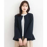 ダブルクロス テントラインノーカラージャケット セットアップ対応 | MK MICHEL KLEIN | 詳細画像2 