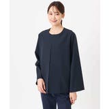 ダブルクロス テントラインノーカラージャケット セットアップ対応 | MK MICHEL KLEIN | 詳細画像20 