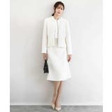 ノーカラーファンシーツイードジャケット/セットアップ対応/洗える | MK MICHEL KLEIN | 詳細画像29 