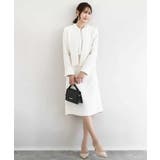 ノーカラーファンシーツイードジャケット/セットアップ対応/洗える | MK MICHEL KLEIN | 詳細画像30 