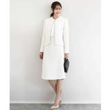 ノーカラーファンシーツイードジャケット/セットアップ対応/洗える | MK MICHEL KLEIN | 詳細画像31 