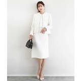 ノーカラーファンシーツイードジャケット/セットアップ対応/洗える | MK MICHEL KLEIN | 詳細画像32 