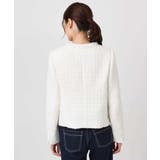 ノーカラーファンシーツイードジャケット/セットアップ対応/洗える | MK MICHEL KLEIN | 詳細画像9 