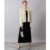 スノーベロア ショルダーストラップワンピース/洗える | MK MICHEL KLEIN | 詳細画像14