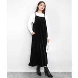 スノーベロア ショルダーストラップワンピース/洗える | MK MICHEL KLEIN | 詳細画像3