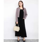 スノーベロア ショルダーストラップワンピース/洗える | MK MICHEL KLEIN | 詳細画像9