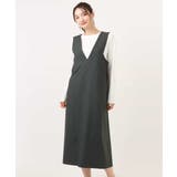 ウールライクVネックジャンパースカート/洗える | MK MICHEL KLEIN | 詳細画像17