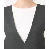 ウールライクVネックジャンパースカート/洗える | MK MICHEL KLEIN | 詳細画像20