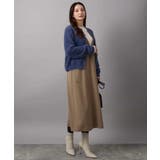 ウールライクVネックジャンパースカート/洗える | MK MICHEL KLEIN | 詳細画像7