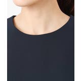 レース衿付きサックワンピース/防シワ/洗える | MK MICHEL KLEIN | 詳細画像25 