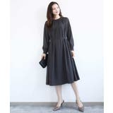 サテンギャザーワンピース/洗える | MK MICHEL KLEIN | 詳細画像11 