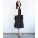 サテンギャザーワンピース/洗える | MK MICHEL KLEIN | 詳細画像14 