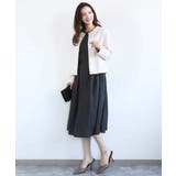 サテンギャザーワンピース/洗える | MK MICHEL KLEIN | 詳細画像16 