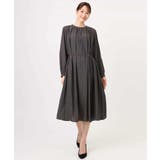 サテンギャザーワンピース/洗える | MK MICHEL KLEIN | 詳細画像17 