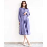 サテンギャザーワンピース/洗える | MK MICHEL KLEIN | 詳細画像2 