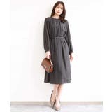 サテンギャザーワンピース/洗える | MK MICHEL KLEIN | 詳細画像8 