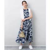 花柄ティアードワンピース/洗える | MK MICHEL KLEIN | 詳細画像5 