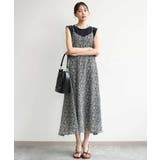 [洗える]前後2way花柄シアーキャミワンピース | MK MICHEL KLEIN | 詳細画像14 