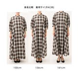 [洗える]オンブレチェック柄シャツワンピース | MK MICHEL KLEIN | 詳細画像27 