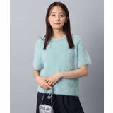 半袖シャギーニット/洗える | MK MICHEL KLEIN | 詳細画像16 