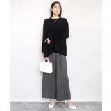 フレアーシルエットチュニックニット/洗える | MK MICHEL KLEIN | 詳細画像14 