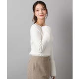 フェザー切替えコンパクトリブニット/洗える | MK MICHEL KLEIN | 詳細画像10 